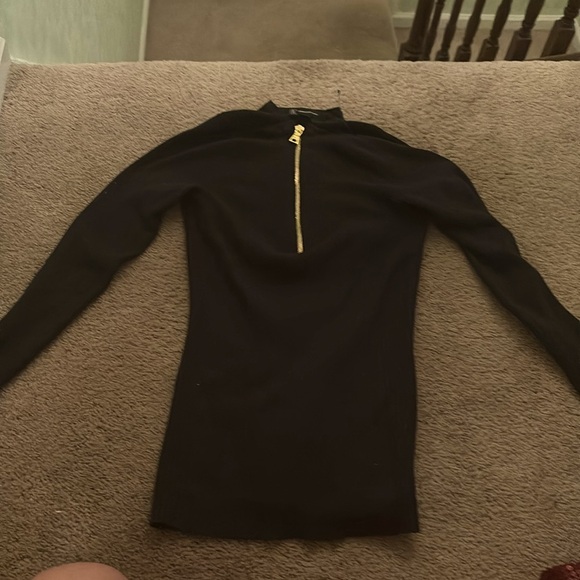 Emerald Green Zip Up Top - Picture 2 of 4